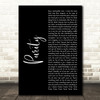 Slipknot Purity Black Script Decorative Wall Art Gift Song Lyric Print