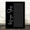 BTS Magic Shop Black Script Decorative Wall Art Gift Song Lyric Print