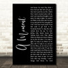 RILEY A Moment Black Script Decorative Wall Art Gift Song Lyric Print