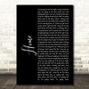 Daughtry Home Black Script Decorative Wall Art Gift Song Lyric Print