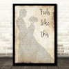 Maisie Peters Feels Like This Man Lady Dancing Decorative Wall Art Gift Song Lyric Print