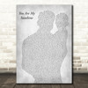 Johnny Cash You Are My Sunshine Father & Baby Grey Decorative Wall Art Gift Song Lyric Print