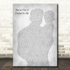 Randy Newman You've Got A Friend In Me Father & Baby Grey Decorative Gift Song Lyric Print