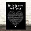 Pearl Jam State Of Love And Trust Black Heart Song Lyric Wall Art Print