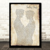 Lana Del Rey Lucky Ones Gay Couple Two Men Dancing Decorative Wall Art Gift Song Lyric Print