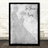 Bon Jovi In These Arms Grey Man Lady Dancing Decorative Wall Art Gift Song Lyric Print