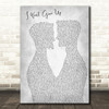 Jason Mraz I Won't Give Up Two Men Gay Couple Wedding Grey Decorative Gift Song Lyric Print