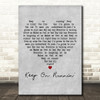 The Spencer Davis Group Keep On Runnin' Grey Heart Decorative Wall Art Gift Song Lyric Print