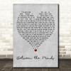Jack Savoretti Between the Minds Grey Heart Decorative Wall Art Gift Song Lyric Print