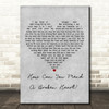 Bee Gees How Can You Mend A Broken Heart Grey Heart Decorative Gift Song Lyric Print
