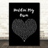 Eric Church Holdin' My Own Black Heart Song Lyric Quote Print