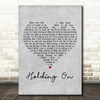 Johnny Stimson Holding On Grey Heart Decorative Wall Art Gift Song Lyric Print