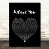 Miley Cyrus Adore You Black Heart Song Lyric Quote Print