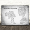 John Legend Conversations In The Dark Man Lady Couple Grey Decorative Gift Song Lyric Print