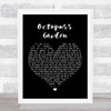 The Beatles Octopus's Garden Black Heart Song Lyric Quote Print