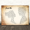 Paloma Faith Just Be Man Lady Couple Decorative Wall Art Gift Song Lyric Print