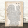 Brandi Carlile The Mother Mother & Baby Decorative Wall Art Gift Song Lyric Print