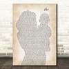 Anne-Marie Her Mother & Baby Decorative Wall Art Gift Song Lyric Print