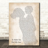 Billy Joel To Make You Feel My Love Mother & Child Decorative Gift Song Lyric Print