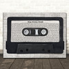 The Killers Miss Atomic Bomb Music Script Cassette Tape Decorative Gift Song Lyric Print