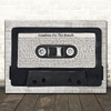 Counting Crows Einstein On The Beach Music Script Cassette Tape Gift Song Lyric Print