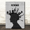 Tool Aenima Musical Instrument Mohawk Decorative Wall Art Gift Song Lyric Print