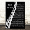 Frank Turner I Still Believe Piano Decorative Wall Art Gift Song Lyric Print