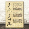 The Rolling Stones All Down The Line Rustic Script Decorative Wall Art Gift Song Lyric Print