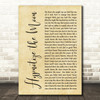 Clay Walker Hypnotize the Moon Rustic Script Decorative Wall Art Gift Song Lyric Print