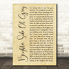 Five Finger Death Punch Brighter Side Of Grey Rustic Script Wall Art Song Lyric Print