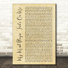 Geto Boys My Mind Playin' Tricks On Me Rustic Script Decorative Gift Song Lyric Print