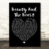 Angela Lansbury Beauty And The Beast Black Heart Song Lyric Quote Print