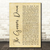 Pink Floyd The Gunners Dream Rustic Script Decorative Wall Art Gift Song Lyric Print