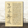 Steve Camp He's All You Need Rustic Script Decorative Wall Art Gift Song Lyric Print