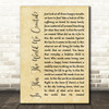 Queen Is This The World We Created Rustic Script Decorative Gift Song Lyric Print