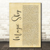 BTS Magic Shop Rustic Script Decorative Wall Art Gift Song Lyric Print