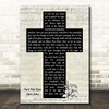 Alan Jackson Turn Your Eyes Upon Jesus Music Script Christian Memorial Cross Song Lyric Print