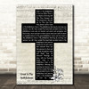 Chris Rice Great Is Thy Faithfulness Music Script Christian Memorial Cross Song Lyric Print