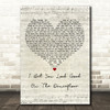 Arctic Monkeys I Bet You Look Good On The Dancefloor Script Heart Wall Art Gift Song Lyric Print