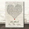 The Beautiful South Blackbird On The Wire Script Heart Decorative Wall Art Gift Song Lyric Print