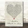 Agnetha Fältskog with Gary Barlow I Should've Followed You Home Script Heart Song Lyric Print