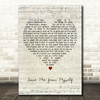 Christina Aguilera Save Me from Myself Script Heart Decorative Wall Art Gift Song Lyric Print