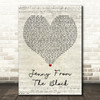 Jennifer Lopez Jenny from the Block Script Heart Decorative Wall Art Gift Song Lyric Print
