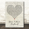Meghan Trainor Dear Future Husband Script Heart Decorative Wall Art Gift Song Lyric Print
