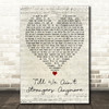 Bon Jovi feat. LeAnn Rimes Till We Ain't Strangers Anymore Script Heart Song Lyric Print