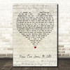 Travis Tritt Now Ive Seen It All Script Heart Decorative Wall Art Gift Song Lyric Print