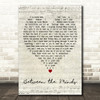 Jack Savoretti Between the Minds Script Heart Decorative Wall Art Gift Song Lyric Print