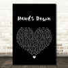 Dashboard Confessional Hands Down Black Heart Song Lyric Quote Print