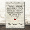 Kenneth McKellar The Rowan Tree Script Heart Decorative Wall Art Gift Song Lyric Print