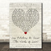 Queen Las Palabras de Amor (The Words of Love) Script Heart Wall Art Song Lyric Print
